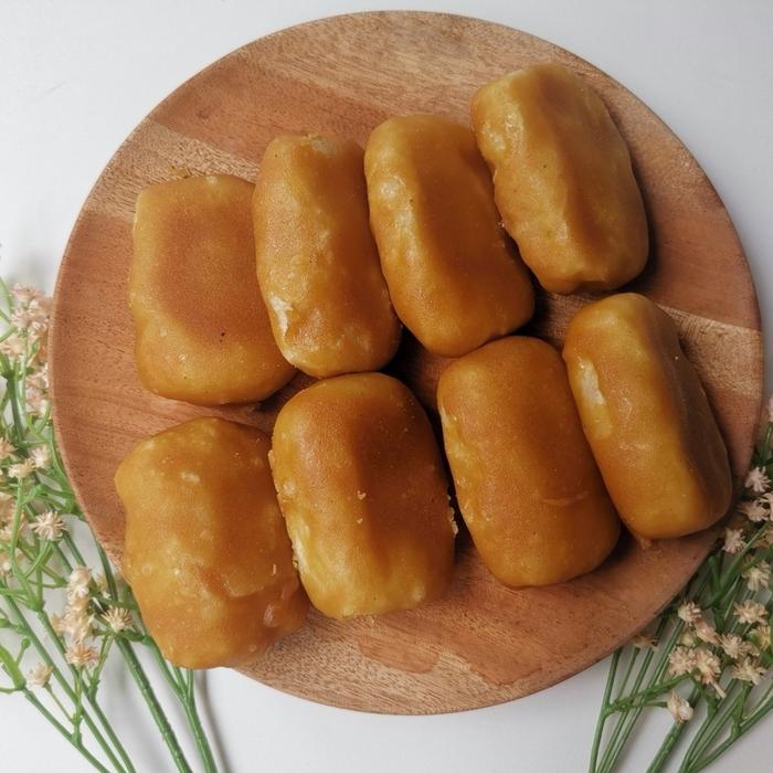 Gambar kue gemblong premium fresh/jajanan pasar gemblong/gemblong ketan putih dari Loluppi undefined Tokopedia