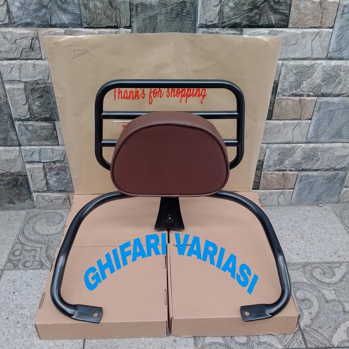 Gambar Backrack Motor Listrik Exotic Sprinter Prime / Back Rack Motor Listrik - hitam cokelat dari Ghifari-variasi undefined Tokopedia