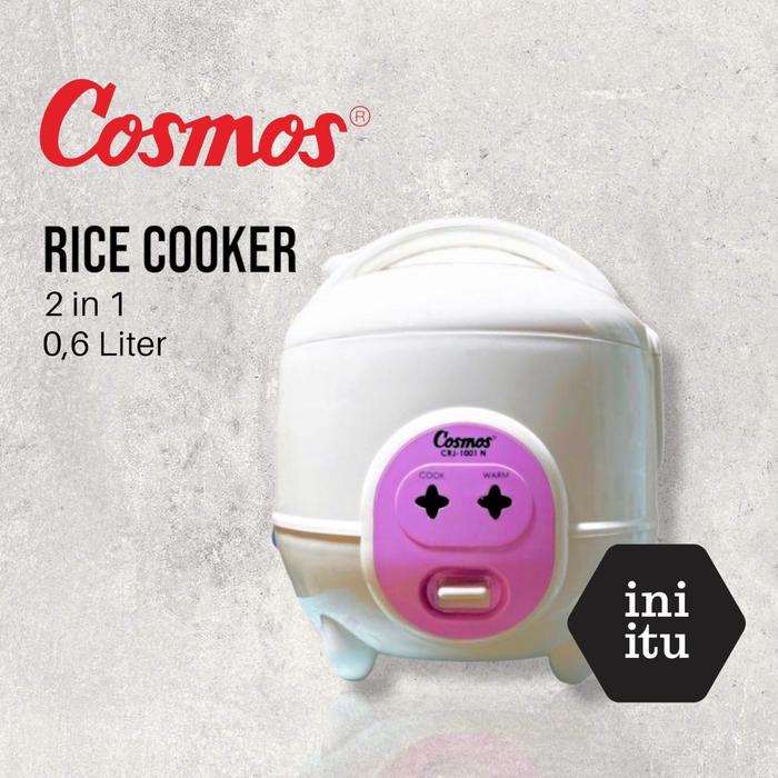 Jual [ Cosmos ] Rice Cooker Cosmos Mini Crj 1001 Ts / Magic Com - 0.6 ...