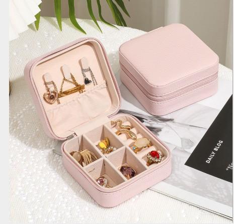 Gambar Kotak Perhiasan Mini Cute Travelling Jewellery Box - Merah Muda dari SweetHome.ID undefined Tokopedia