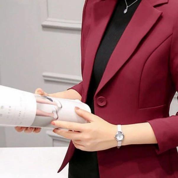 Gambar rompi vest blazer wanita murah vest wanita blazer tanpa lengan XS - Marun, S dari idnstoree21 undefined Tokopedia