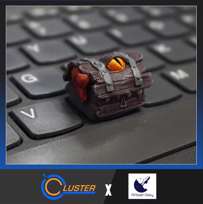 Gambar Artisan Keycaps - Mimic - Full Painted dari Cluster Model Kit undefined Tokopedia