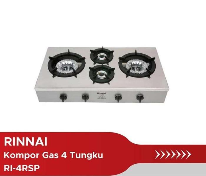 Jual RINNAI KOMPOR 4 TUNGKU / RINNAI RI4RSP / KOMPOR GAS - Kota Denpasar -  Bali Kitchen Equipment | Tokopedia