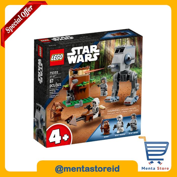 Jual LEGO Star Wars 75332 AT-ST Set for Beginners Designed for