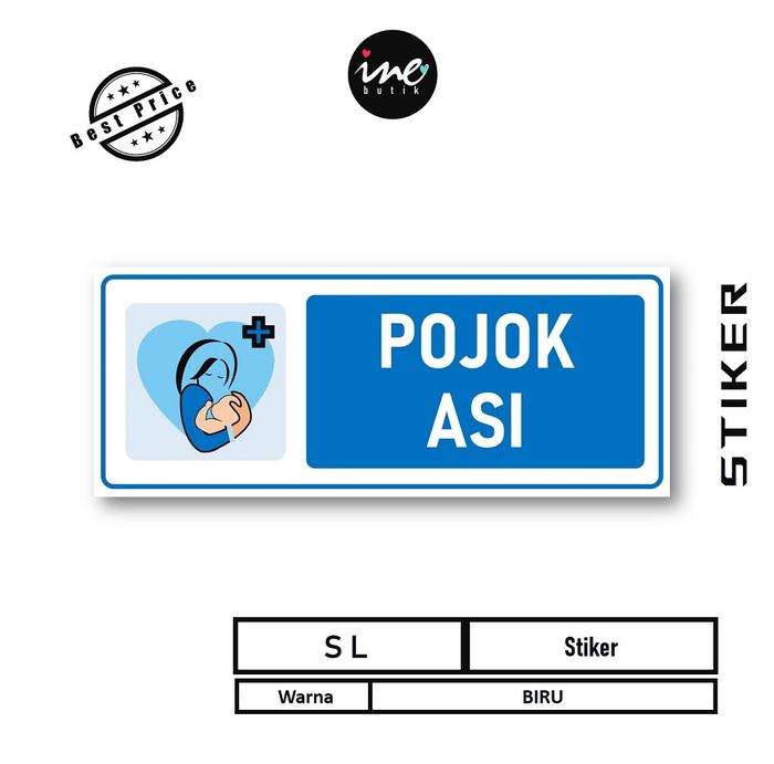 Gambar STIKER KLINIK | STIKER PUSKESMAS - POJOK ASI dari Stiker Sign undefined Tokopedia