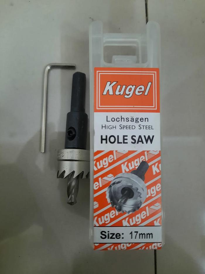 Gambar KUGEL HOLE SAW HSS 17 MM - MATA BOR BESI - ORIGINAL dari Kompak Teknik undefined Tokopedia
