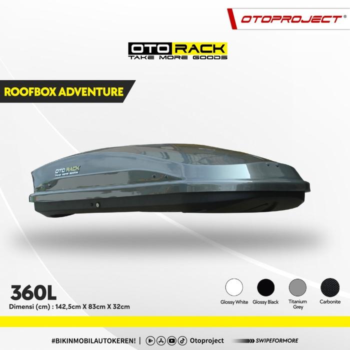 Gambar Paket Roof Box / Roofbox dan Crossbar Wuling AIR EV - ADVENTURE, PRO dari OTO aksesoris undefined Tokopedia