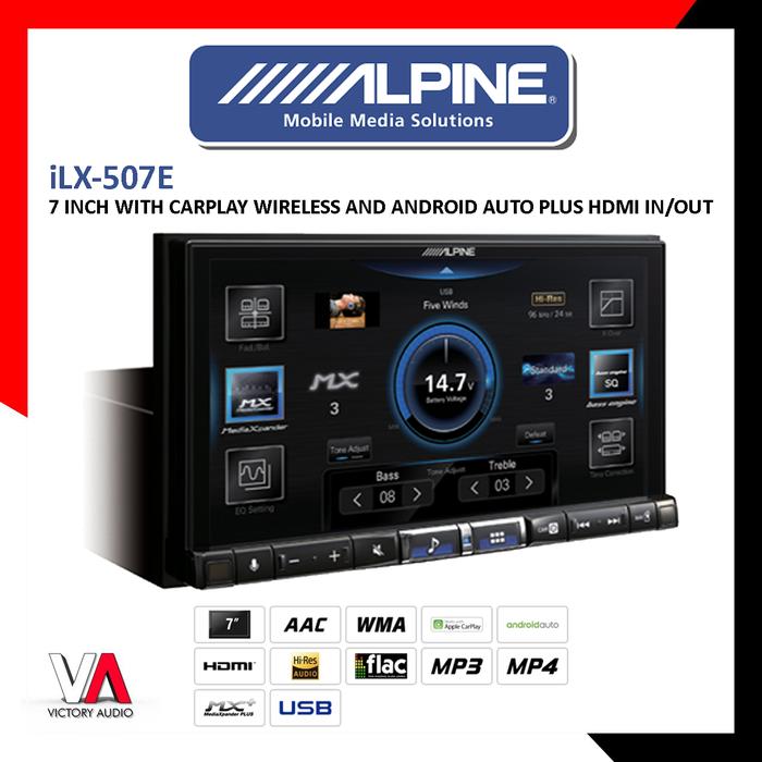 Jual Head Unit 7 Inch ALPINE iLX-507E HI-RES AUDIO HeadUnit ALPINE 7 ...