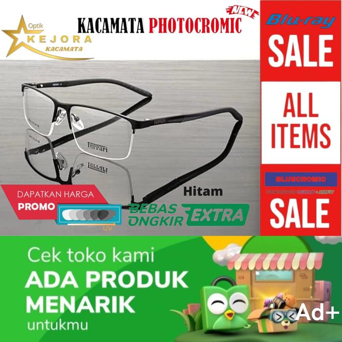 Gambar Kacamata Baca Plus Pria Sporty Premium Anti Radiasi - Hitam, BLU NIGHT DRIVE dari optik kejora undefined Tokopedia