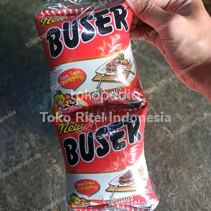 Gambar CHIKI BUSER Berhadiah (10pcs)/Ciki Buser Hadiah/Snack Berhadiah - 1 DUS (4 pack) dari Toko Ritel Indonesia undefined Tokopedia