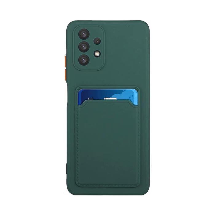 Gambar Oppo Reno 2F 4 5 Reno4 Reno5 Soft Case Slot Card Casing Kartu Macaron - Dark Green, Oppo Reno 4 dari Casemarket undefined Tokopedia