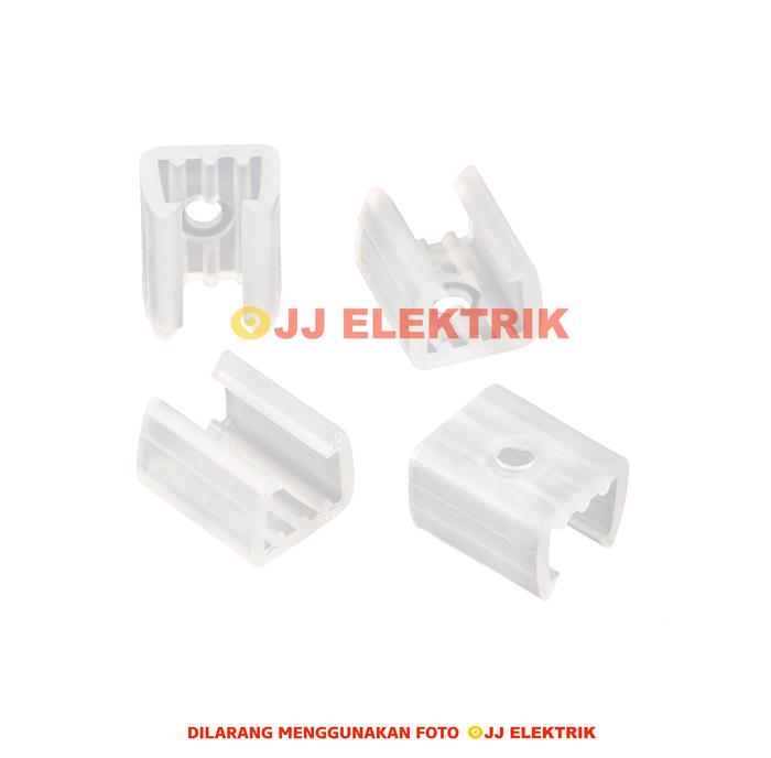 Gambar lampu led strip selang premium terang awet 220v 220 volt saklar on off - klem bracket dari JJELEKTRIK undefined Tokopedia