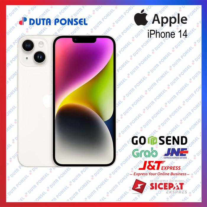 Gambar Apple Iphone 14 128 GB Garansi Resmi - Handphone - Starlight, 128 gb dari Duta Ponsel Pekanbaru_NEW undefined Tokopedia