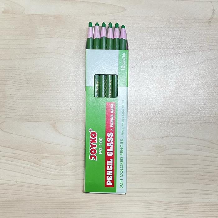 Gambar Pensil Kaca Joyko PG-100 / Pencil Glass - Hijau dari OKE GrosirATK undefined Tokopedia