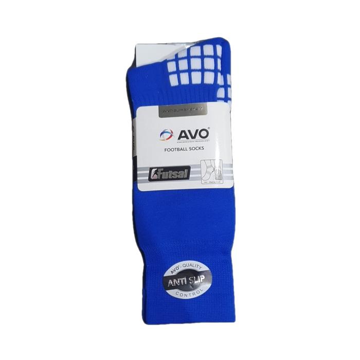 Gambar Kaos Kaki Futsal AVO R9 Anti Slip - Biru dari Fit_home undefined Tokopedia