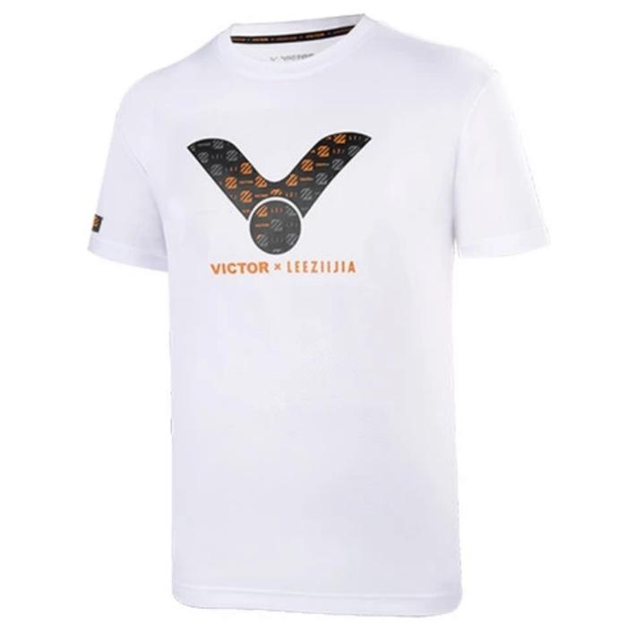 Gambar Baju Badminton Victor Casual Shirt Lee Zii Jia LZJ302 LZJ 302 Original - Putih, M dari Badminton Corner undefined 2 Tokopedia