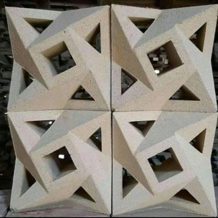 Roster Moderen Jual Roster beton minimalis moderen Motif kincir bolong 5 - Kab ...