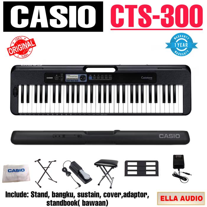 Gambar Casio CTS300 Keyboard casiotone cts-300 Original dari ELLA AUDIO undefined Tokopedia