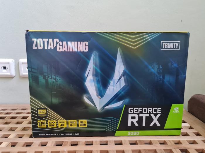 Zotac Geforce Nvidia Rtx 3080 Trinity 10gb Gddr6x Triple Fan Vga