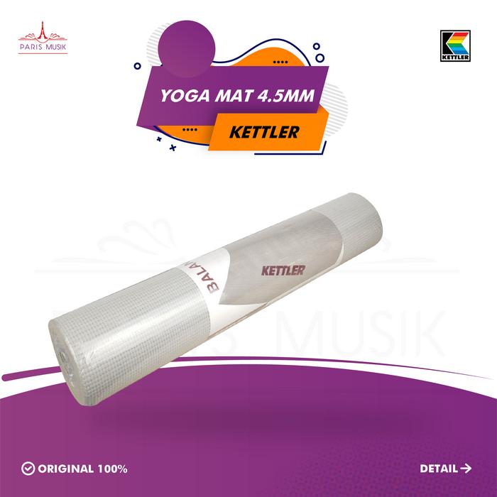 Gambar Matras Senam KETTLER YOGA MAT 4.5MM Original - Abu-abu dari PARIS MUSIK undefined Tokopedia