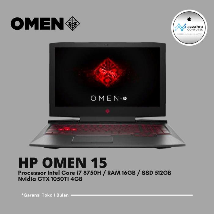Gtx 1050 Ti Omen 15 I7 8750h Laptop Gaming HP OMEN 15 Inci Yang