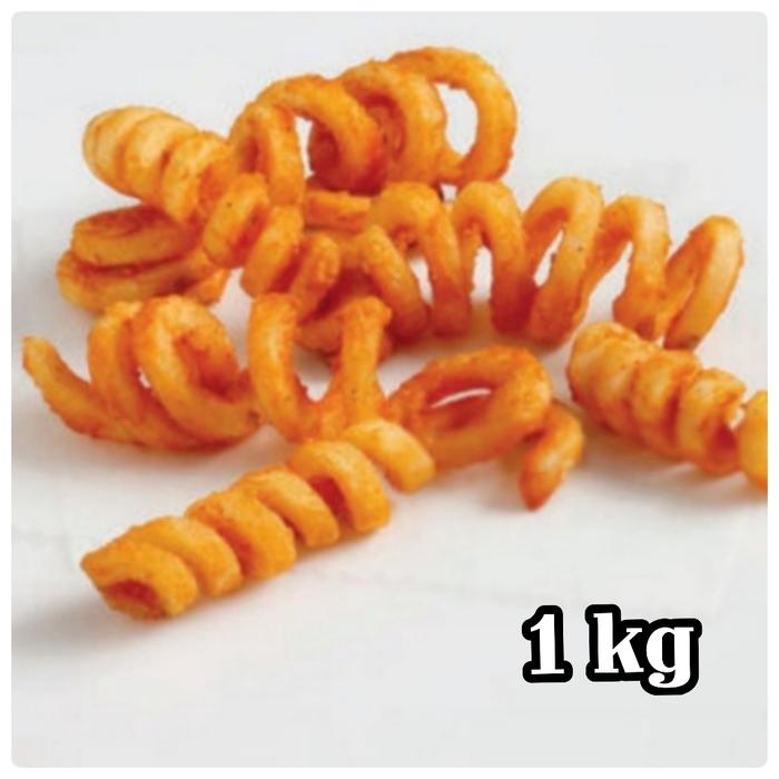 Gambar Kentang Spiral Keriting Curly Twister French Fries 1 kg dari Lita Frozen Food undefined Tokopedia