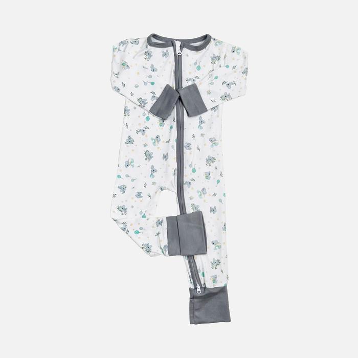 Gambar Cottonaries - Jumpsuit (jumper) zip suit bayi - Tencel - Koala, 6-12 months dari COTTONARIES undefined Tokopedia