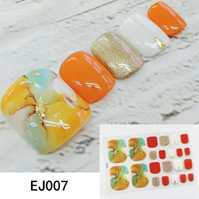 Gambar STIKER NAILART KUKU KAKI MOTIF CANTIK GAYA JEPANG BEST SELLER - EJ007 dari Finnynailss undefined Tokopedia