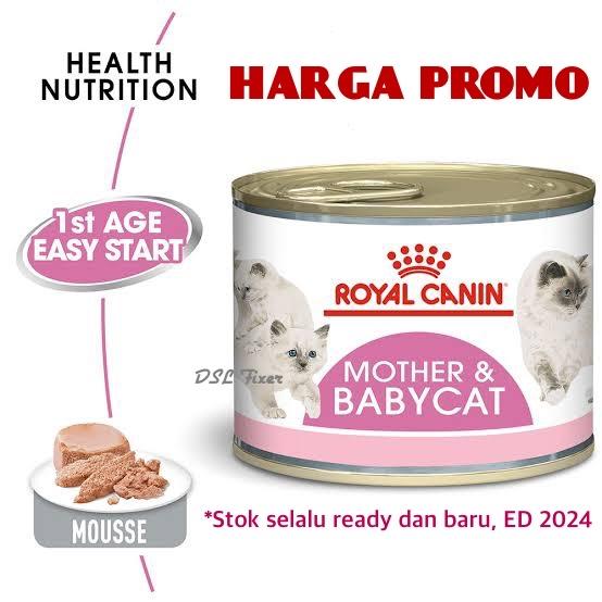 Gambar Royal Canin Mother and Babycat wet kaleng 195gr - makanan basah kucing - 100 gr dari DSL Fixer undefined Tokopedia
