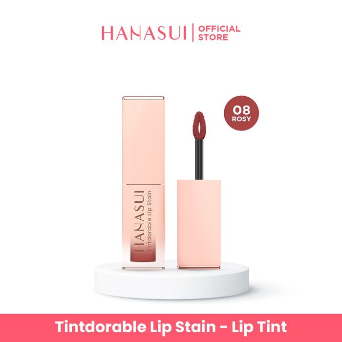 Gambar HANASUI Tintdorable Lip Stain | Lip Tint HANASUI - 08 Rosy dari jselectiv by JHON Putra Kosmetik undefined Tokopedia