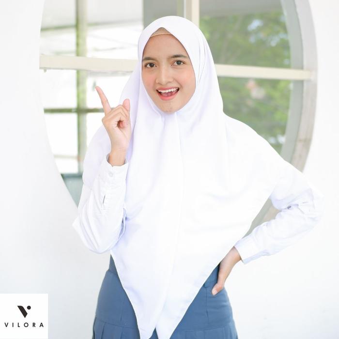 Gambar Segiempat Voal Paris Premium Vilora Batch 1 - Putih dari VILORA_NEW undefined Tokopedia