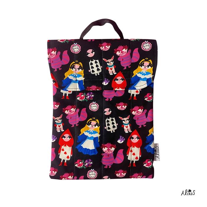 Gambar Canvas Laptop Bag with Handle + Strap by Alixos - Alice Black dari Alixos Merch undefined Tokopedia