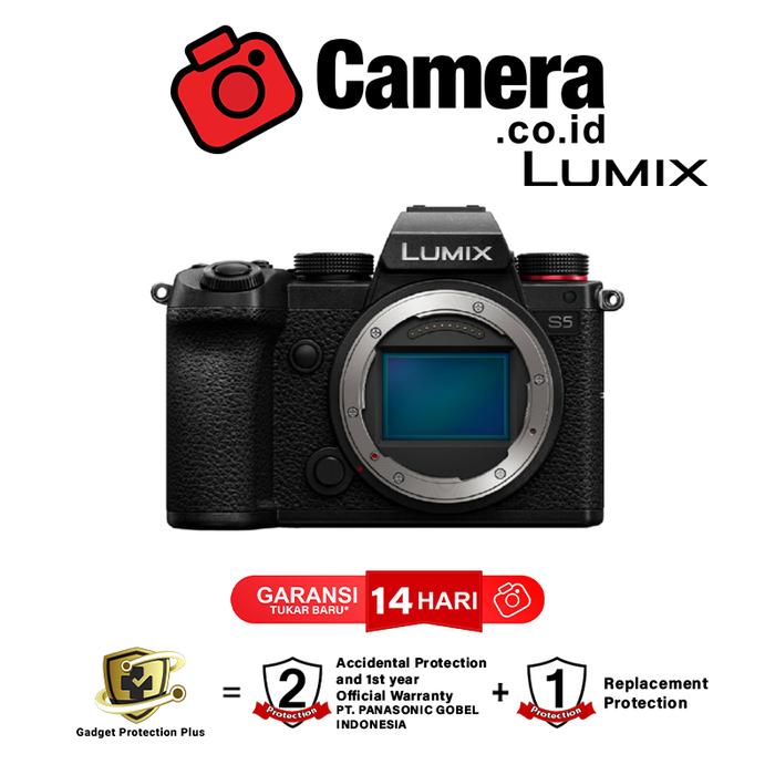 Gambar Panasonic Lumix DC-S5 Kamera Mirrorless Full-Frame untuk Foto Video - Body Only dari CAMERA CO ID undefined Tokopedia
