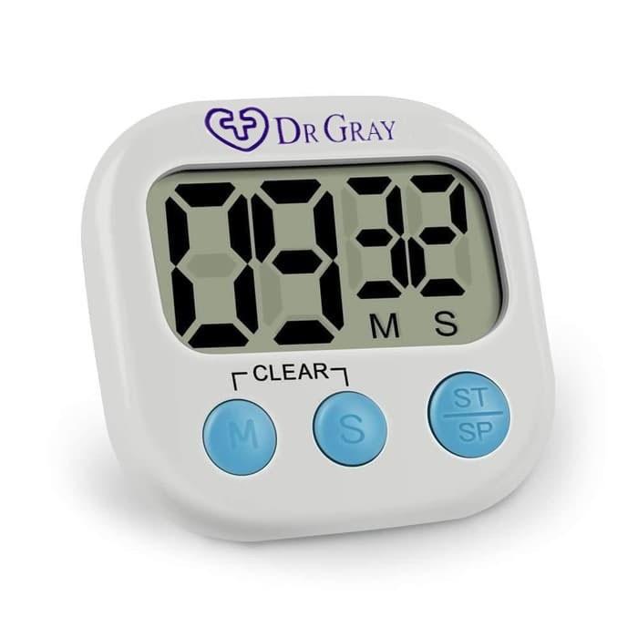 Gambar DIGITAL KITCHEN TIMER / ALARM MASAK DAPUR OTOMATIS ON-OFF / TIMER - Putih dari Indophoenix undefined Tokopedia