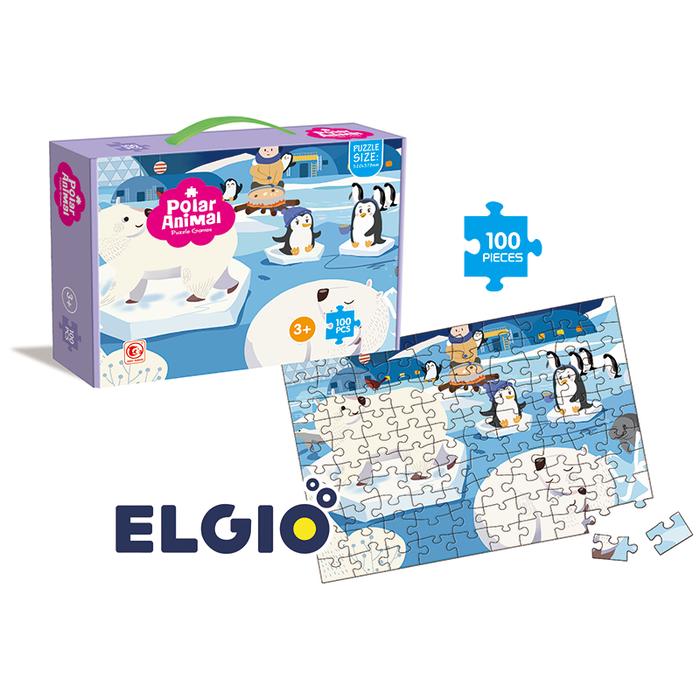 Gambar ELGIO Puzzle Anak 100 pcs 180 pcs - 100Polar Animal dari ELGIO TOYS undefined Tokopedia