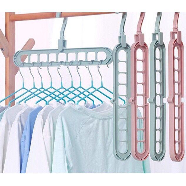Gambar RUN55 HANGER GANTUNGAN PAKAIAN BAYI HANGER MULTIFUNGSI 9 IN 1 - 9in1 360 dari runbaby undefined Tokopedia