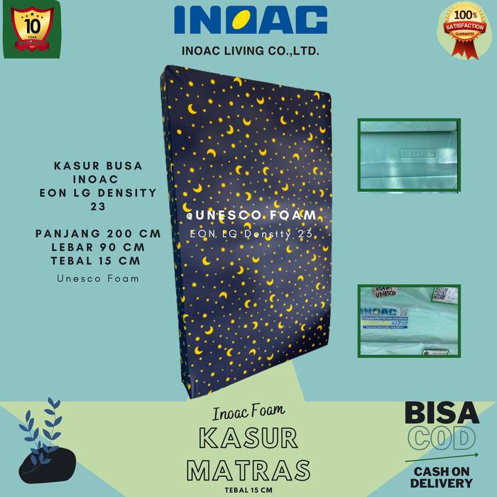 Gambar Kasur Busa Inoac 200x90x15 EON LG D23 Garansi 10 Tahun dari Unesco Foam undefined Tokopedia