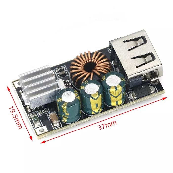 Gambar Modul USB Fast Charger 5V 3.4A QC3.0 24W Charging Power Supply Step DC - Model 1 dari Raffa id_NEW undefined Tokopedia