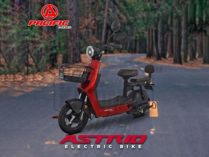 Gambar SEPEDA LISTRIK PACIFIC ASTRIO 500 WATT E - BIKE ELECTRIC BIKE - Red dari Kayumas Bike undefined Tokopedia
