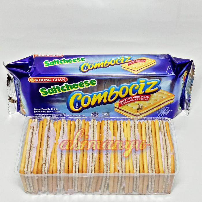 Gambar biskuit khong guan saltcheese combo combociz comberry 175 gram - combo keju dari ABIMANYU SNACK_NEW undefined Tokopedia