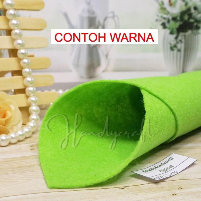 Gambar Kain flanel polos ukuran 40x25 - LIME dari Beauty Handycraft Shop undefined Tokopedia
