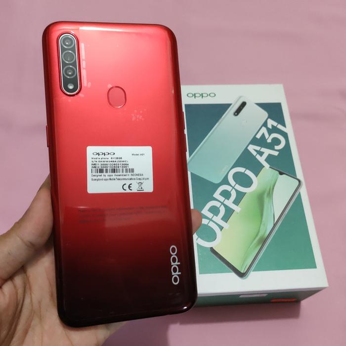 Gambar oppo a31 ram 6/128gb - Merah dari Rusmi Cellular undefined Tokopedia