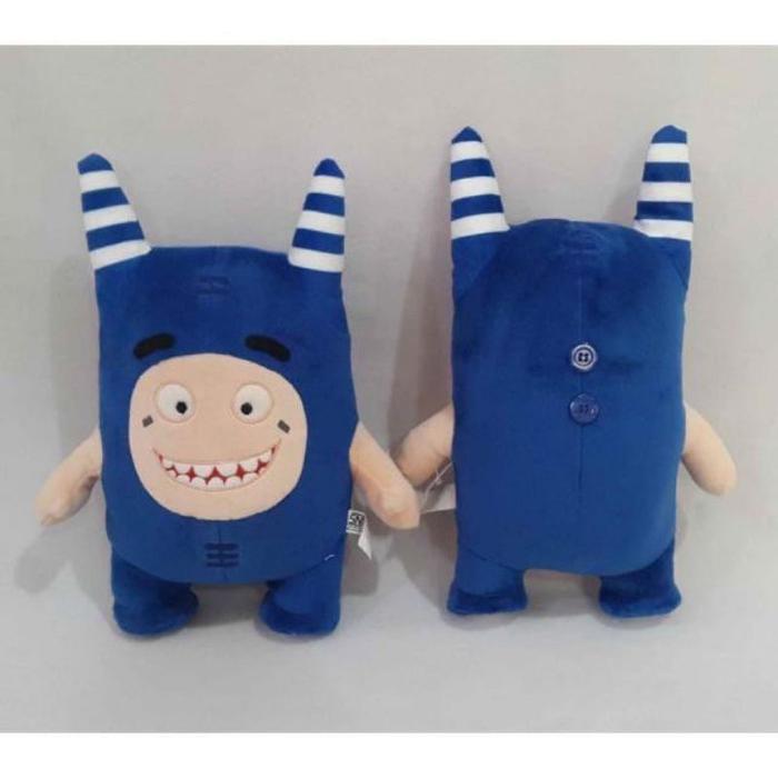 Gambar boneka oddbods Viral lucu ukuran 35cm bahan halus kualitas SNI - Biru dari Boneka Syauqi undefined Tokopedia