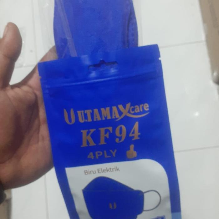 Gambar masker kf94 utamax care - Biru dari JONAS STORE SEMARANG undefined Tokopedia
