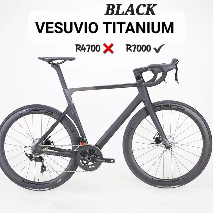 Gambar Road Bike - Sepeda Balap Java Vesuvio 2023 UCI Approved 700C - Titanium, 540 dari goods bike undefined Tokopedia
