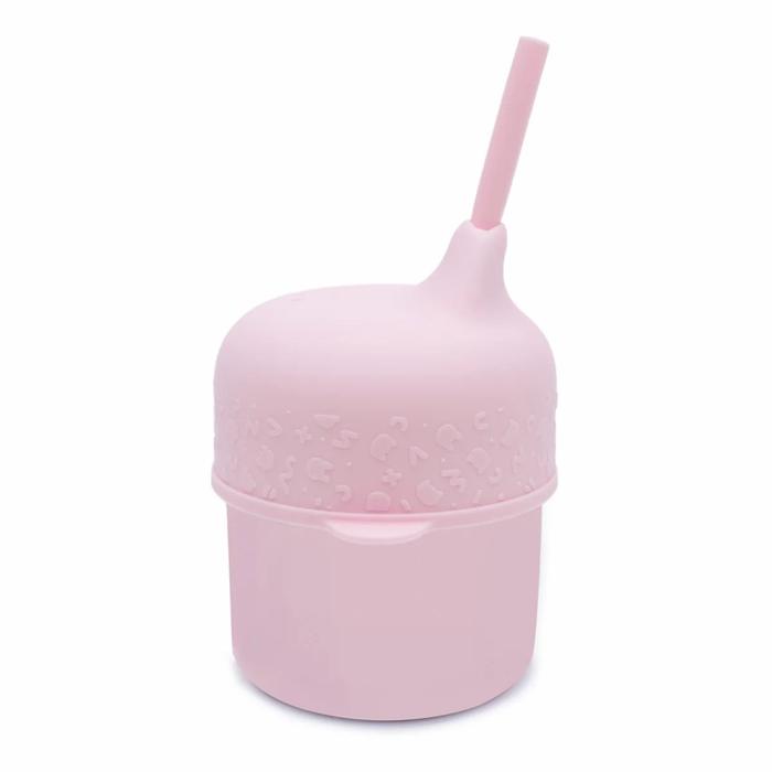 Gambar We Might Be Tiny - Silicone Sippie Cup Set/ Gelas Anak, Training Cup - Powder Pink dari GAYA Group undefined Tokopedia