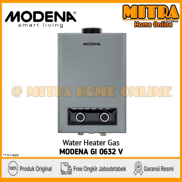 Jual MODENA Water Heater Gas - GI 0632 V - Kota Tangerang - Mitra Home  Online | Tokopedia