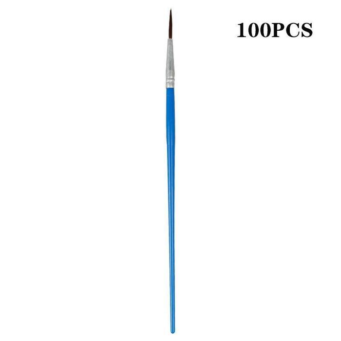 Gambar Kuas Lukis Set 100pcs Cat Minyak Kuas set kuas lukis lengkap - Point dari Penny-Y undefined Tokopedia