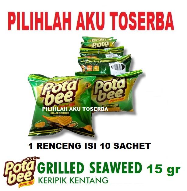 Jual Potabee Keripik Kentang RUMPUT LAUT / SEAWEED - ( HARGA 1 RENCENG ...