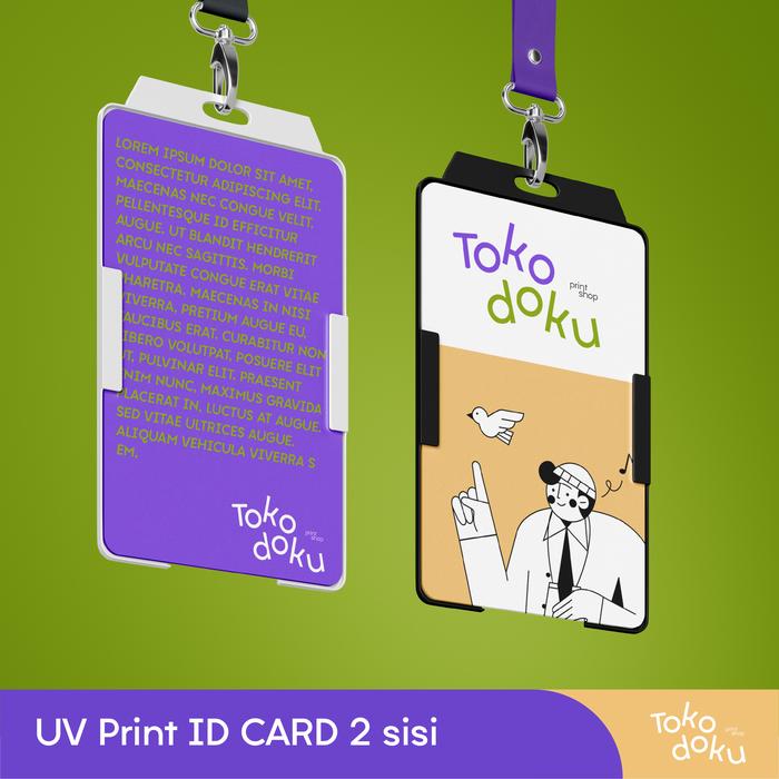 Gambar Cetak Kartu ID Card custom 1 muka / 2 muka / Print ID Card - PVC - 2 Sisi dari VORM 3D undefined Tokopedia